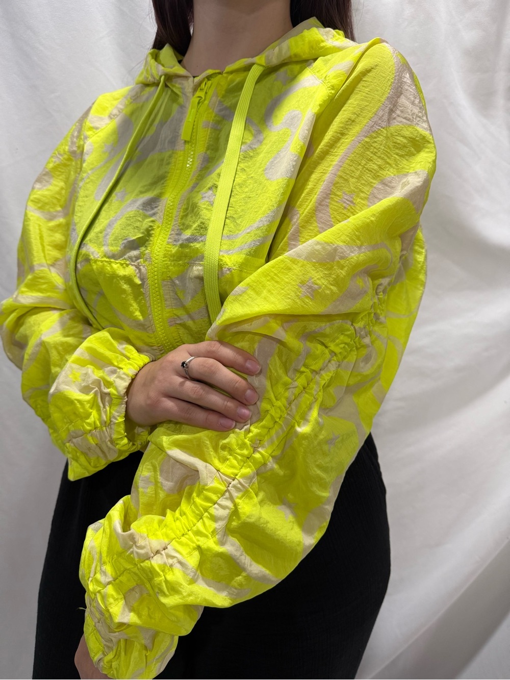 JoyLab Women's Vibrant Yellow Utility Jacket Size L